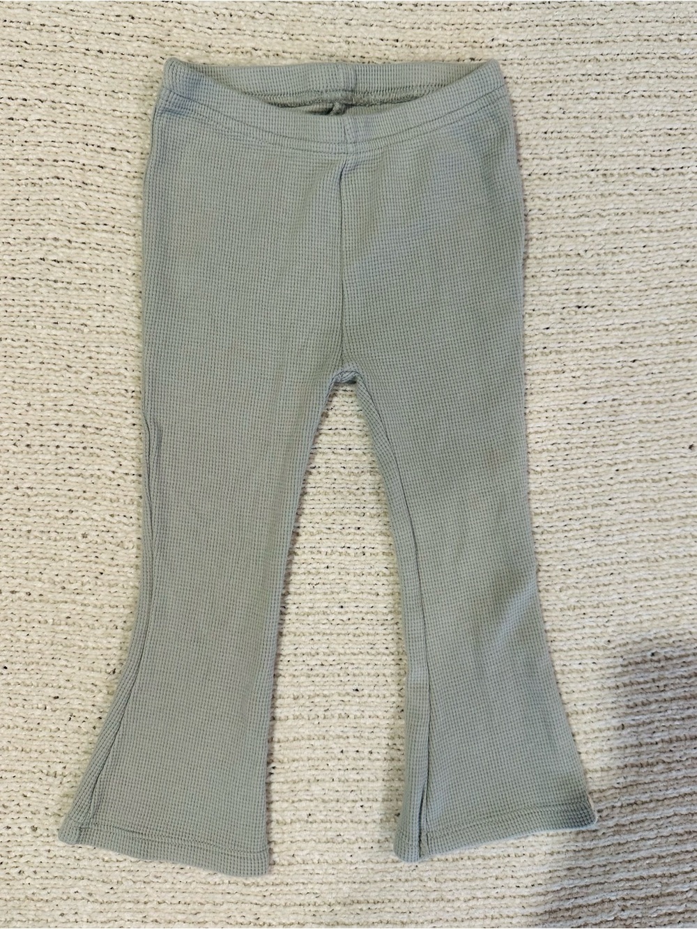 Burt’s Bees Waffle Knit Flare Bottom Leggings
